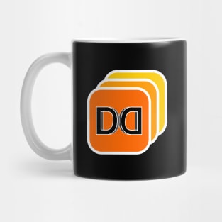 Letter DD With Layer Mug